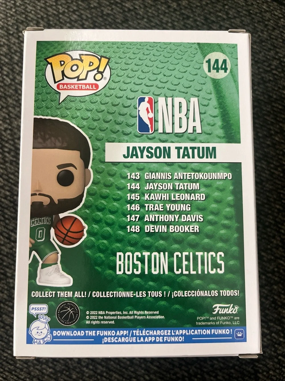 Funko Pop! Basketball Boston Celtics Jayson Tatum #144 NBA